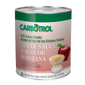 Carbotrol #10 Juice Packed Canned Fruit, Applesauce (1 - 106oz Can)